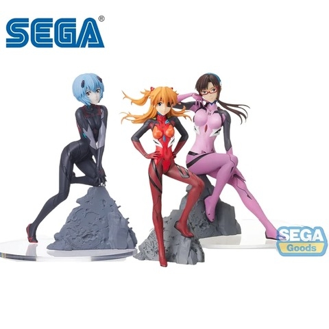 Mô hình SEGA EVANGELION Anime Figure Asuka Langley Soryu Ayanami Rei Mari Makinami