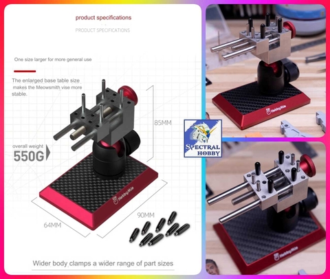 Dụng cụ Hobby Mio Kẹp part Eto HAIR-GRADE STAINLESS STEEL ETCHED SHEET BENDING DESKTOP MODEL VISE