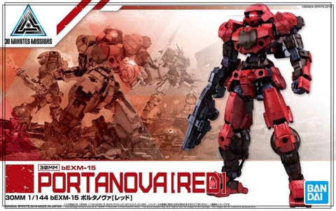 Mô hình lắp ráp 30MM bEMX-15 PORTANOVA [RED] - Bandai