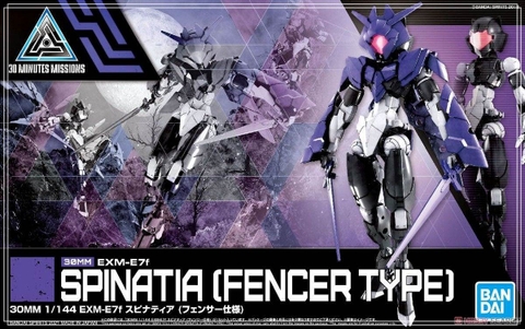 Mô hình lắp ráp 30MM EXM-E7f Spinatia [Fencer Type] - Bandai