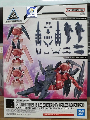 Phụ kiện mô hình 30MM Option parts set 12 Leg Booster uni / Wireless weapon pack - Bandai