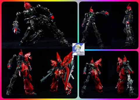 Phụ kiện bộ metal frame cho MG Sinanju IRON TOYS (OVA, VER.KA , Custom TAKUMI STUDIO)