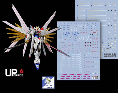 Decal nước dán mô hình Might Strike Freedom gundam MG HG các loại water sticker