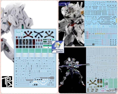 Decal nước dán mô hình CALIBARN MERCURY HG các loại Water sticker