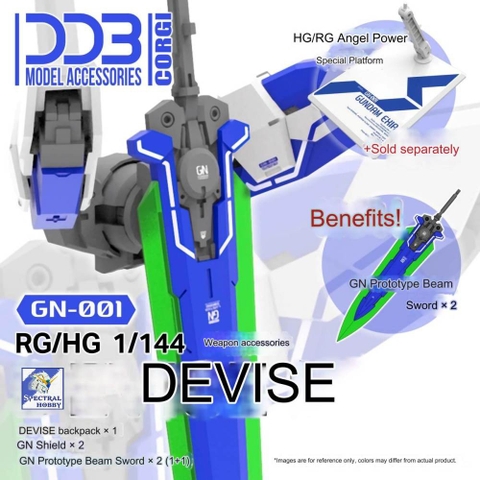 Phụ kiện mô hình lắp ráp DDB Devise weapon pack RG HG 1/144 action base gundam 00 Exia các loại