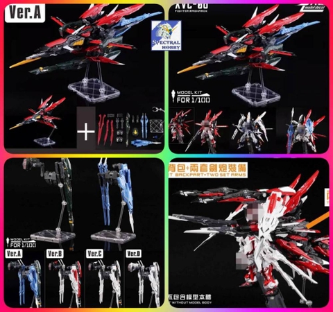 Phụ kiện mô hình DL 1/100 Ragnarok Fighter Sword Cannon cho MG HIRM Astray Eclipse Strike & gundam SEED series