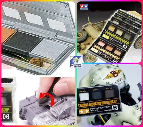 Màu tạo hiệu ứng mô hình figure quân sự gundam Tamiya weathering master - Dụng cụ tool hobby