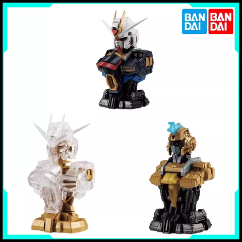 Mô hình Head Bust Mechanical 04 ZGMF-X20A Strike Freedom Gundam BANDAI Gacha bộ 3 cái