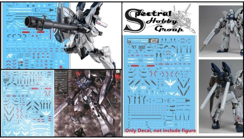 Decal nước dán mô hình MG HG Sinanju Stein NT Narrative Water sticker