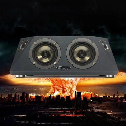 Loa Không Dây karaoke 110W Ultra High Power High Quality Bluetooth Speaker Home Theatre System iBass Computer TV Desktop Soundbar