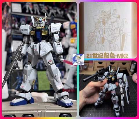 Mô hình lắp ráp HG 1/144 gundam RX-178 MK2 Mk-II JMS model (Base+water sticker)