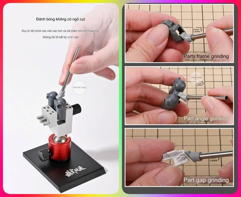 Dụng cụ mô hình BEVEL NARROW MOUTH SPECIAL SHAPED GRINDING ROD (2IN1) TS006