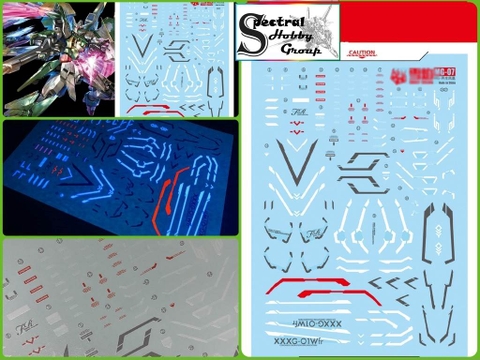 Decal nước dán mô hình Wing Fenice Rinascita Gundam MG HG các loại - Water sticker