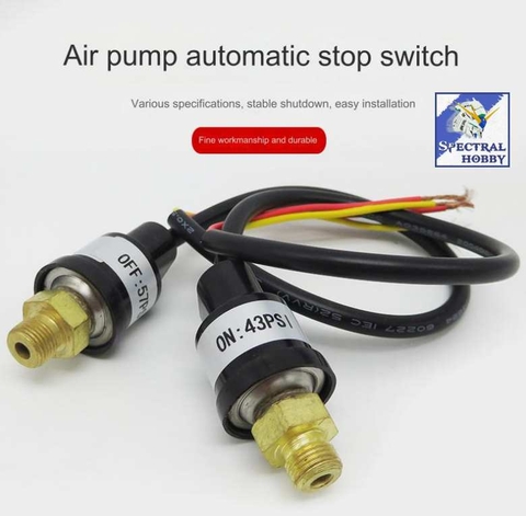 Phụ kiện máy sơn Rơle switch auto on off air pump compressor automatic stop start