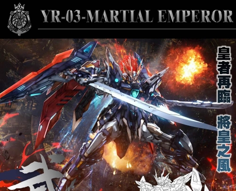 Mô hình lắp ráp MG 1/100 Martial Emperor YR-03 SNAA