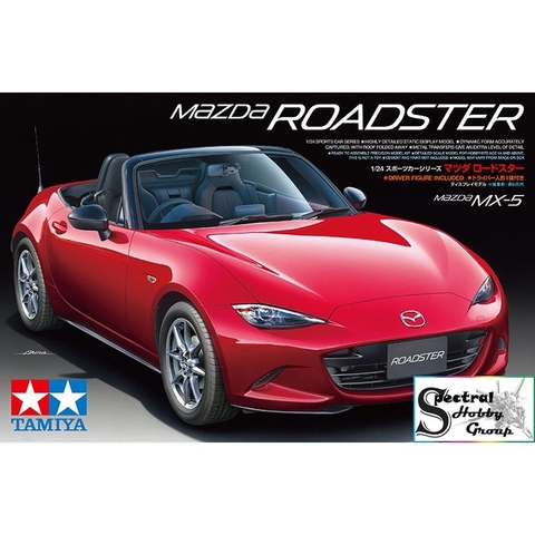 Mô hình lắp ráp Model Car Tamiya 1/24 MAZDA ROADSTER MAZDA MX-5