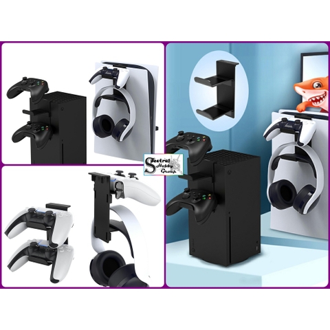 Phụ kiện giá treo gác tay game tai nghe 2in1 PS5 / Xbox X Multi function hanger - PG-9222 Ipega