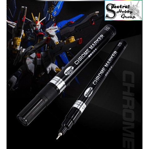 Bút sơn mô hình paint silver Chrome marker Sipa marker