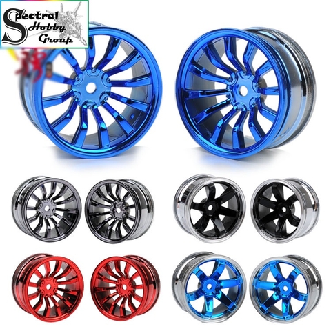 Phụ kiện Mô hình điều khiển RC Car: vành bánh xe mạ metallic cho ô tô 1/10 HSP 94123 94122 các loại Accessories rc