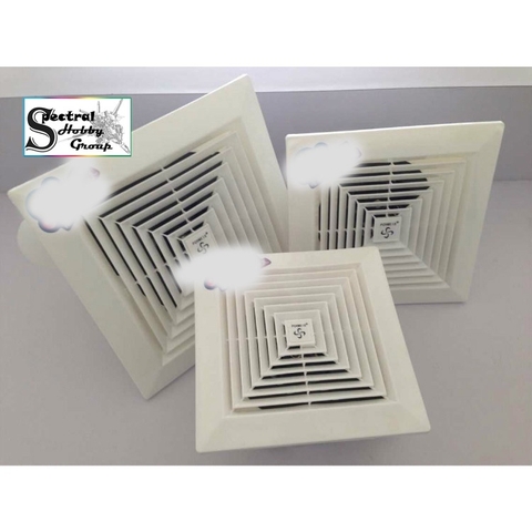 Dụng cụ Quạt hút khí mùi sơn 18B 40W 80W 100W âm trần phòng tắm nhà bếp