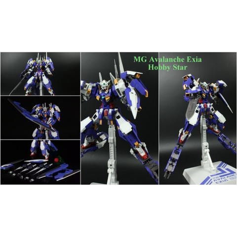 Mô hình lắp ghép MG 1/100 Avalanche Exia Dash HS Hobby Star (kèm decal + BASE + ĐẠI KIẾM)