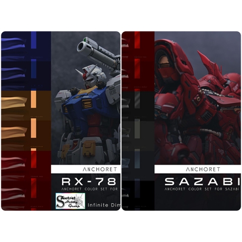 Sơn mô hình Anchoret 001 - 013 Basic Color Sazabi Paint lacquer Series