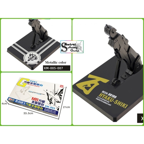 Đế giá đỡ mô hình Gbase Action Base MB MG RG HG Hyaku shiki Zeon gundam