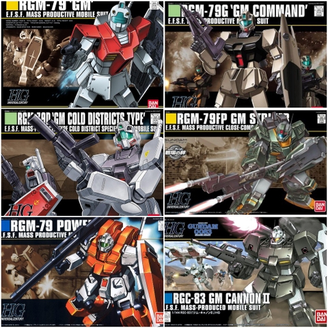 Mô hình lắp ráp HG 1/144 UC GM Striker command type c HGUC series các loại GM