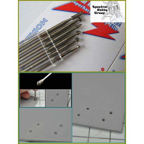 Dụng cụ mũi khoan kỹ thuật lỗ tròn loe mài khắc reamer chamfer ustar Rotary File UA90640