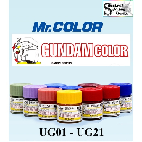 Sơn mô hình Mr.hobby Gundam Color UG01-UG21 paint lacquer