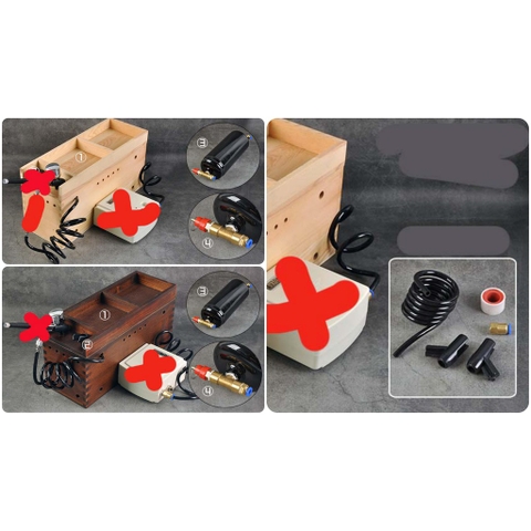 Dụng cụ mô hình bình tank khí cho máy nén mini 1.5L