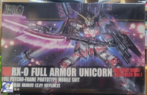 Mô hình lắp ráp HG Unicorn Full Armor NT-D mode HGUC RX-0 1/144 Daban