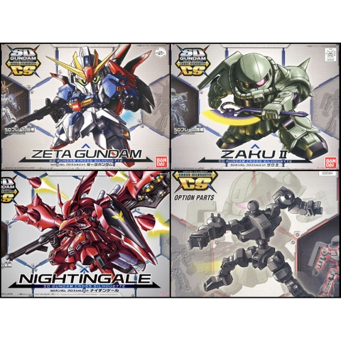 Mô hình lắp ráp SD CS SDCS Gundam Cross Silhouette Zeta Zaku Nightingale - bandai