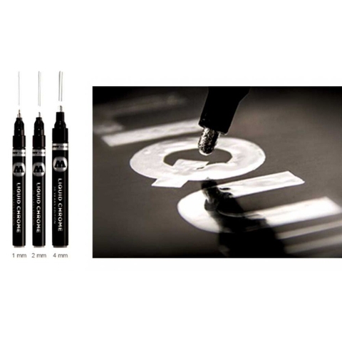Bút kẻ bút tô bút sơn Molotow Liquid Chrome Marker cho mô hình tool hobby