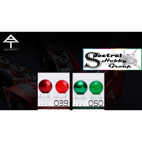 Sơn mô hình Anchoret Clear color APS039 APS050 Red / Green series lacquer paint