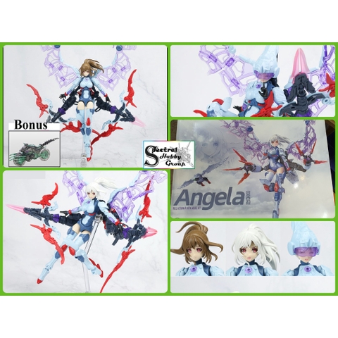 Mô hình lắp ráp SUYATA 1/12 Angela Hunter Poem HP002 Pretty Armor Girl PA (Kèm moto)