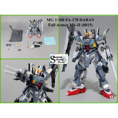 Mô hình lắp ráp MG 1/100 FA-178 Full Armor Mk-II MK2 MKII FA178 8815 gundamDaban