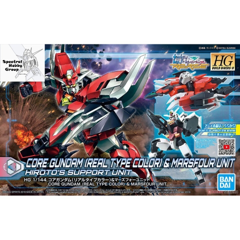 Mô hình lắp ráp HG 1/144 Core Gundam Real Type Color & Marsfour Unit HGBD bandai