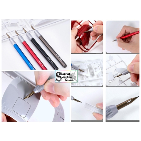 Dụng cụ bút hộ trợ kẻ line Galaxy metal Pen panel line cho mô hình