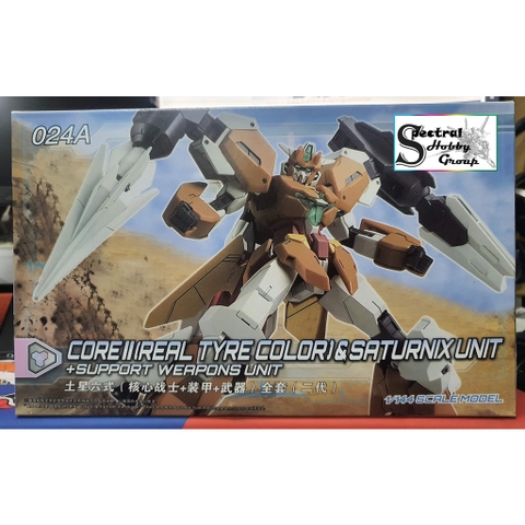 Mô hình lắp ráp HG 1/144 Core II Real Type Color & SATURNIX + support weapon gundam 024A