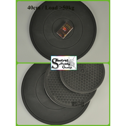 Dụng cụ mô hình Đế xoay bàn xoay 40cm tải hơn 50kg Model Spray Paint Coating Making Tools Turntable Base