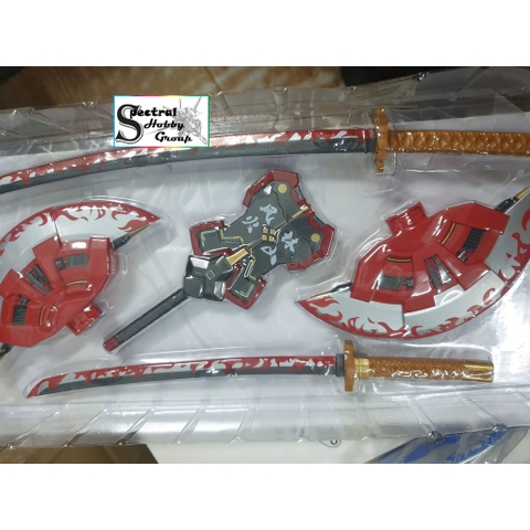 Phụ kiện Metal Build MB 1/72 bộ vũ khí Weapon cho Takeda shingen Date Masamune MCT-J02 MCT-J03 Vizen Moshow Toys