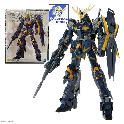 Mô hình lắp ráp 1/100 MG RX-0 Unicorn Gundam 02 Banshee Ver.Ka Bandai