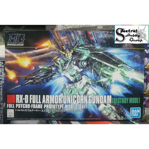 Mô hình lắp ráp HG 1/144 Full Armor Unicorn Gundam Destroy Mode bandai