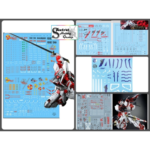 Decal nước dán mô hình PG Astray Red Kai | Blue Frame Kai | Nilson - Water sticker