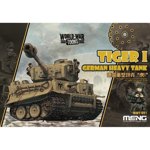 Mô hình lắp ghép Tank Tiger I, World wars toons