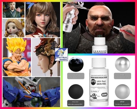 Sơn mô hình Sunin topocoat phủ bảo vệ figure SF01 Scrath Resistance Gloss Flat Clear for Draw Brush/airbrush