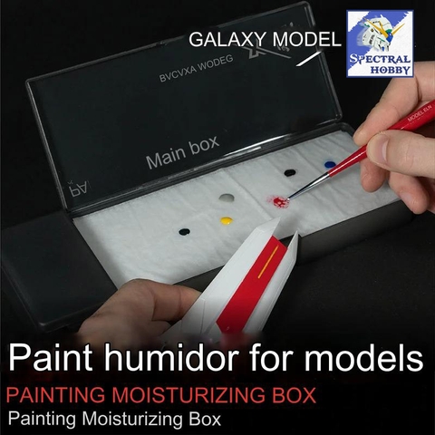 Hộp dưỡng ẩm vẽ cọ sơn mô hình Galaxy Wet palettes Paint Palettes T12A02-T12A05 Moisturizing box