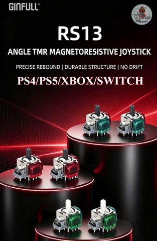 Cần điều khiển chống trôi điện từ GINFULL RS13 Angle TMR MagnetoResistance Joystick