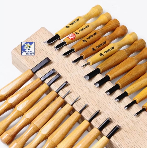 Dao khắc mỹ thuật POWER GRIP đá gỗ nhựa giấy Chisel carving knife tungsten steel seal cutting wood